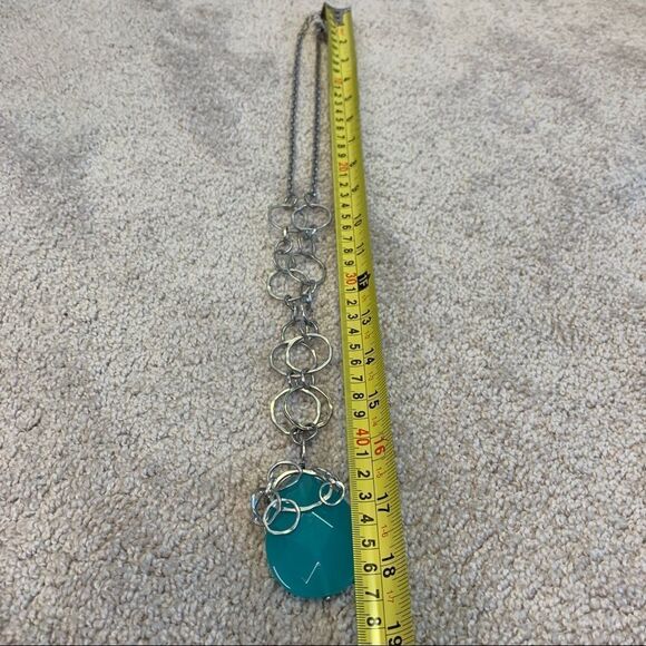 Lia Sophia NWT Shore Line Necklace Turquoise - Picture 6 of 9